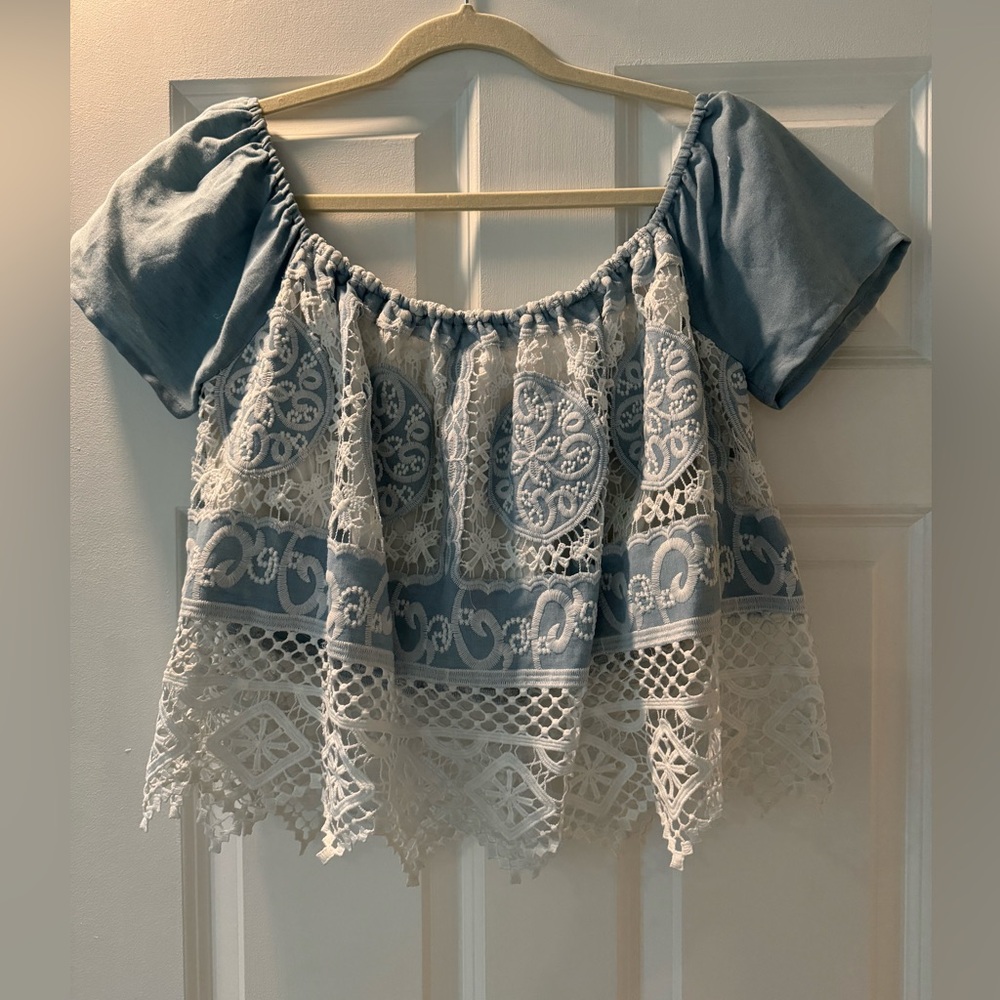 Lucy Paris Crop Blouse